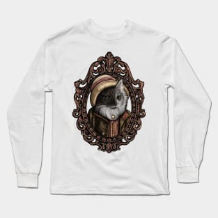 Cat Cameo: The Lady, Kitten Long Sleeve T-Shirt